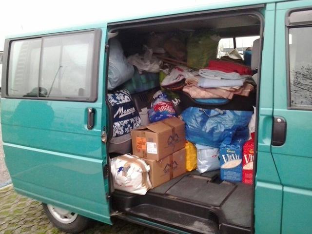 Una delle tante raccolte organizzati a Padova